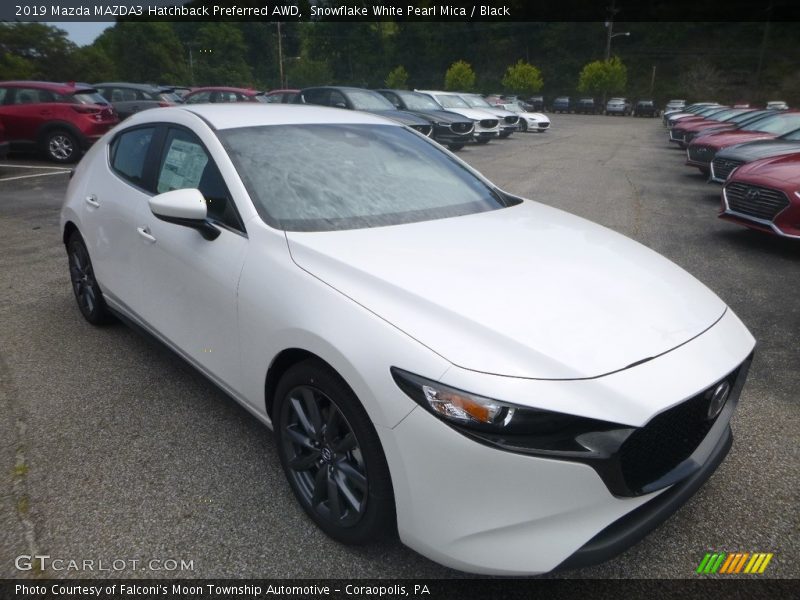  2019 MAZDA3 Hatchback Preferred AWD Snowflake White Pearl Mica