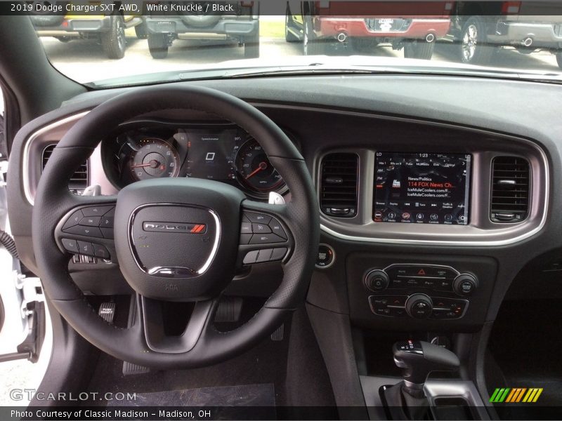 White Knuckle / Black 2019 Dodge Charger SXT AWD