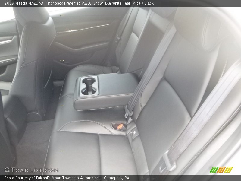Snowflake White Pearl Mica / Black 2019 Mazda MAZDA3 Hatchback Preferred AWD