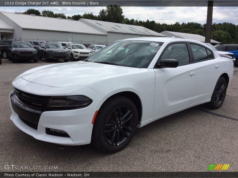 White Knuckle / Black 2019 Dodge Charger SXT AWD