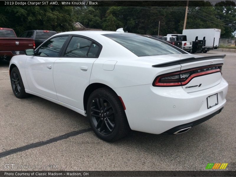 White Knuckle / Black 2019 Dodge Charger SXT AWD
