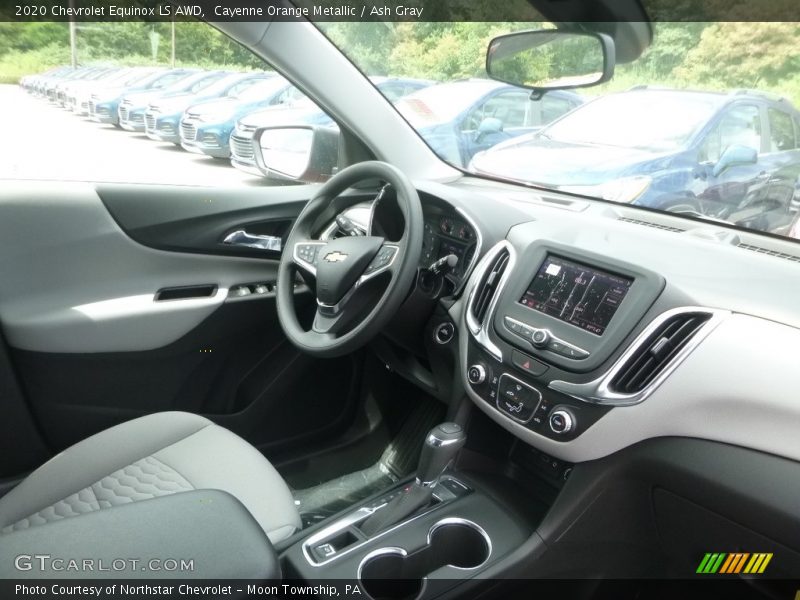 Cayenne Orange Metallic / Ash Gray 2020 Chevrolet Equinox LS AWD