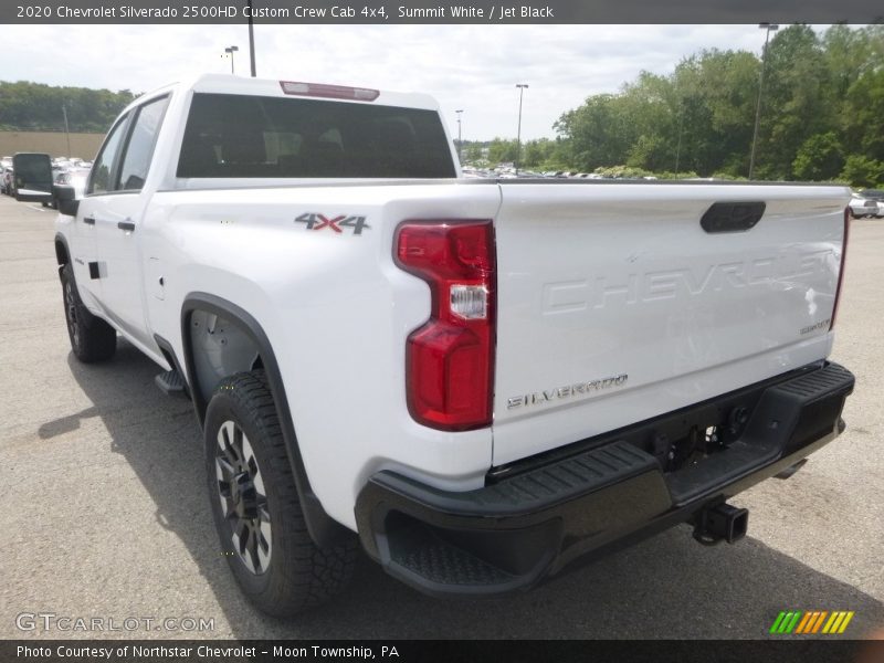 Summit White / Jet Black 2020 Chevrolet Silverado 2500HD Custom Crew Cab 4x4