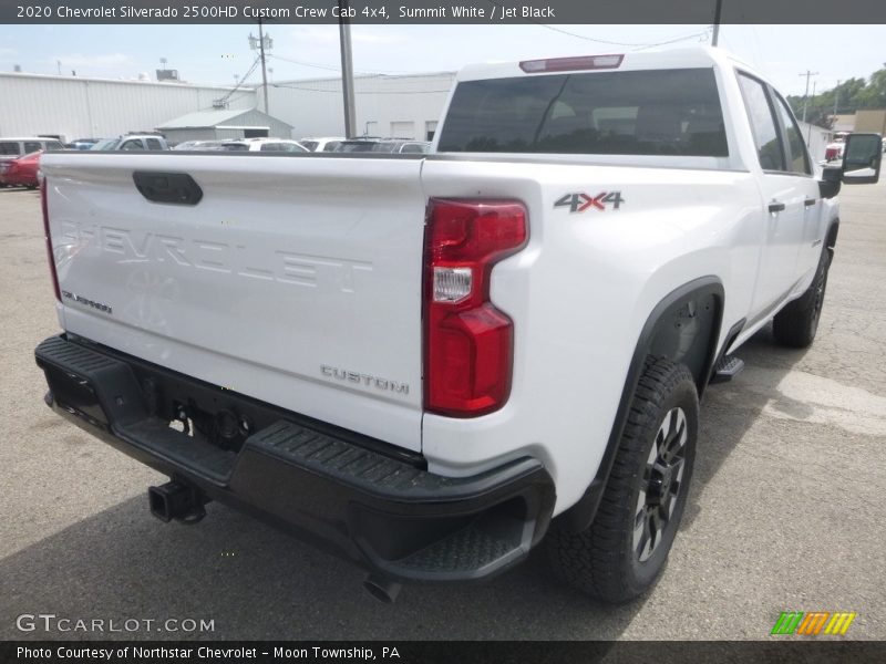 Summit White / Jet Black 2020 Chevrolet Silverado 2500HD Custom Crew Cab 4x4