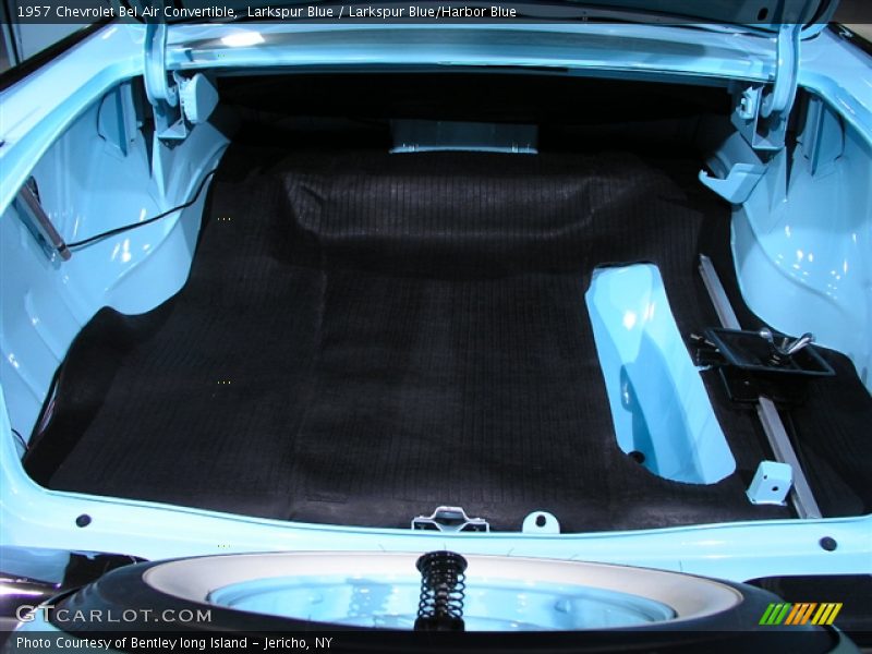Larkspur Blue / Larkspur Blue/Harbor Blue 1957 Chevrolet Bel Air Convertible