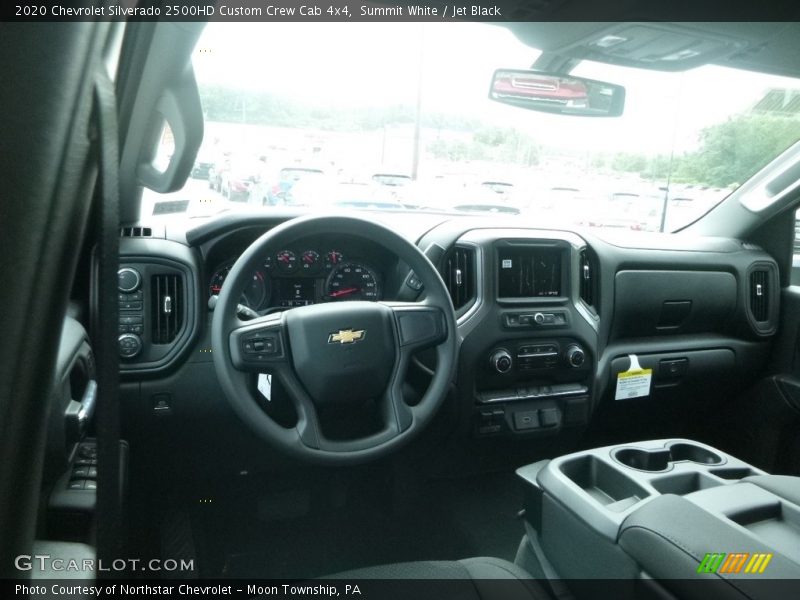 Summit White / Jet Black 2020 Chevrolet Silverado 2500HD Custom Crew Cab 4x4
