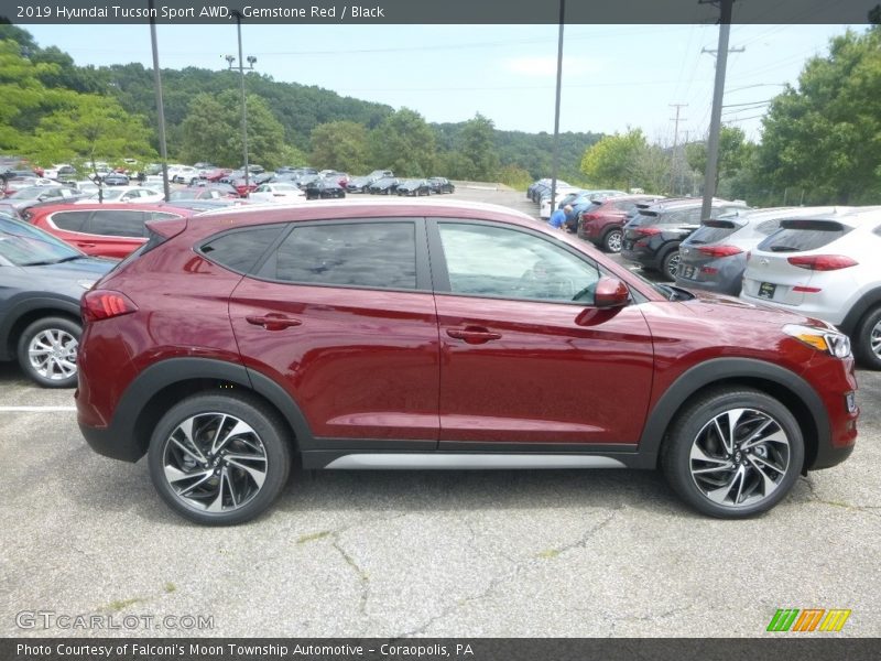 Gemstone Red / Black 2019 Hyundai Tucson Sport AWD