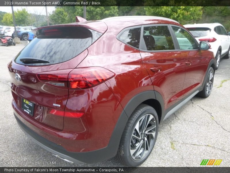 Gemstone Red / Black 2019 Hyundai Tucson Sport AWD