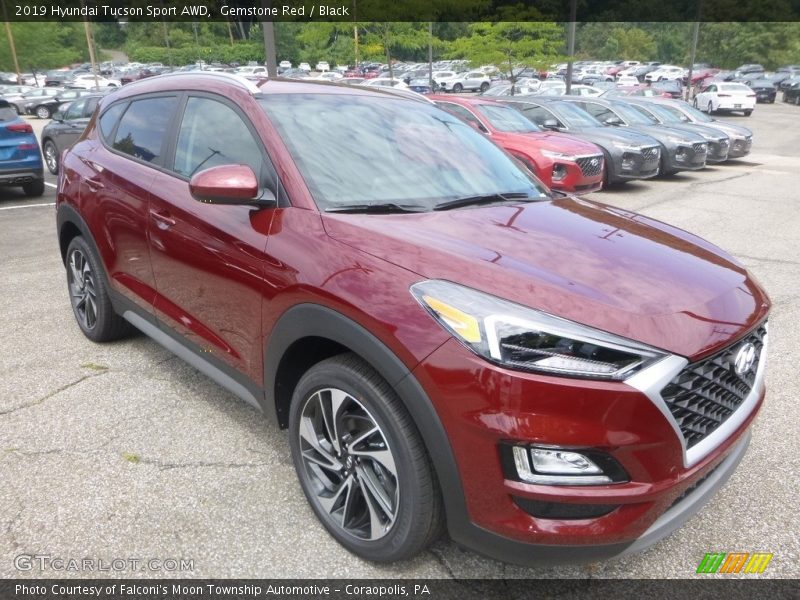 Gemstone Red / Black 2019 Hyundai Tucson Sport AWD