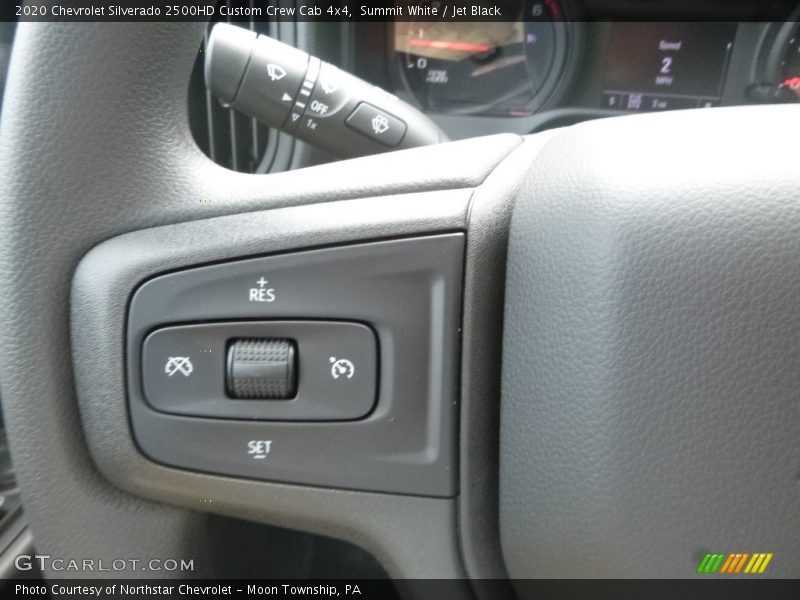 Summit White / Jet Black 2020 Chevrolet Silverado 2500HD Custom Crew Cab 4x4