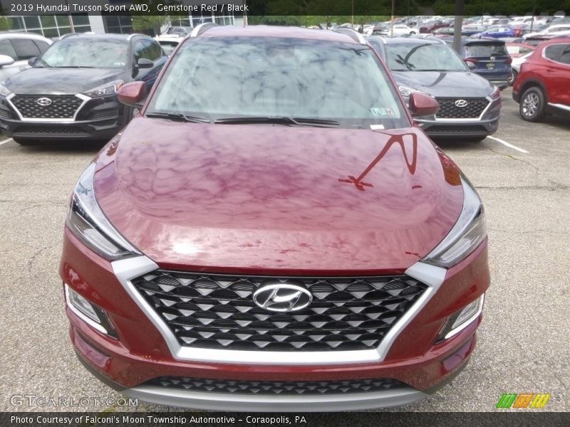 Gemstone Red / Black 2019 Hyundai Tucson Sport AWD