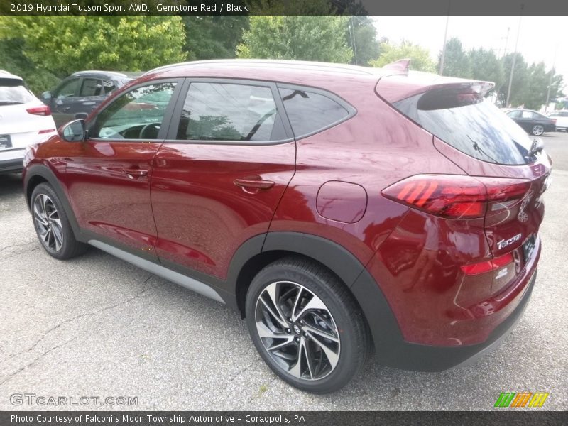 Gemstone Red / Black 2019 Hyundai Tucson Sport AWD