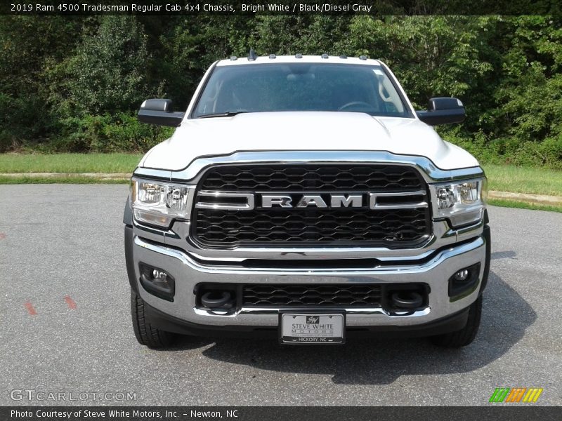 Bright White / Black/Diesel Gray 2019 Ram 4500 Tradesman Regular Cab 4x4 Chassis