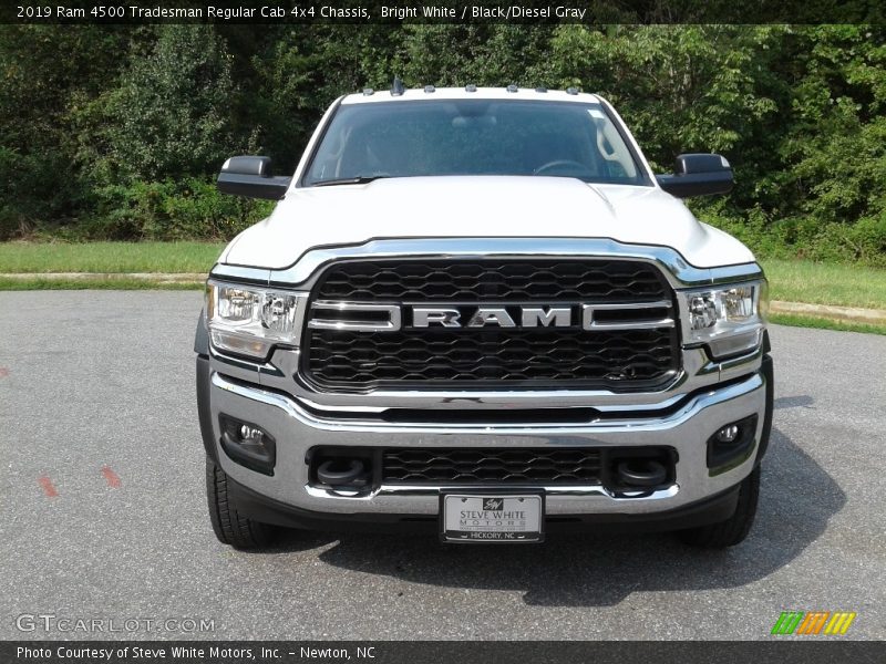 Bright White / Black/Diesel Gray 2019 Ram 4500 Tradesman Regular Cab 4x4 Chassis