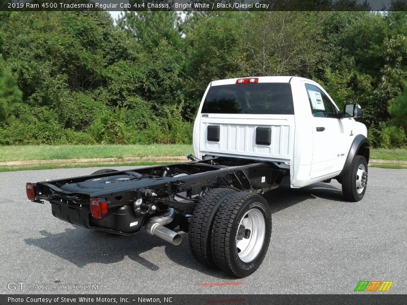Bright White / Black/Diesel Gray 2019 Ram 4500 Tradesman Regular Cab 4x4 Chassis