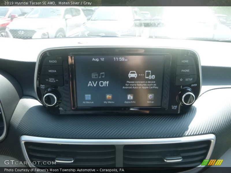 Molten Silver / Gray 2019 Hyundai Tucson SE AWD