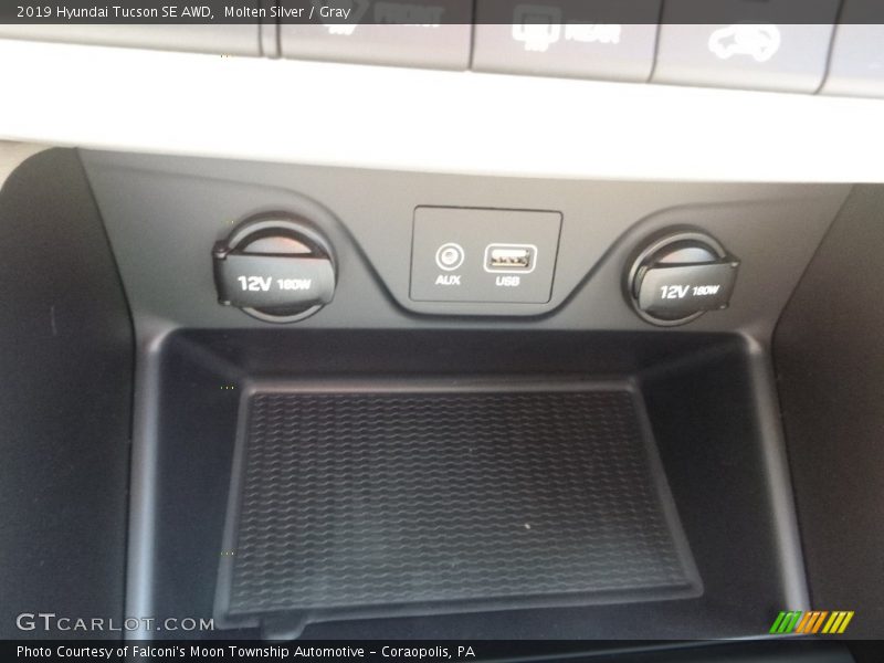 Molten Silver / Gray 2019 Hyundai Tucson SE AWD