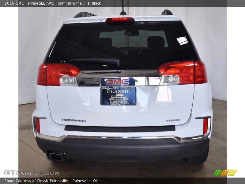 Summit White / Jet Black 2016 GMC Terrain SLE AWD