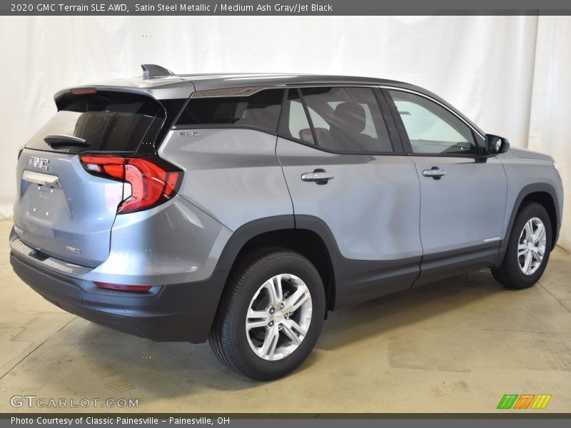 Satin Steel Metallic / Medium Ash Gray/Jet Black 2020 GMC Terrain SLE AWD