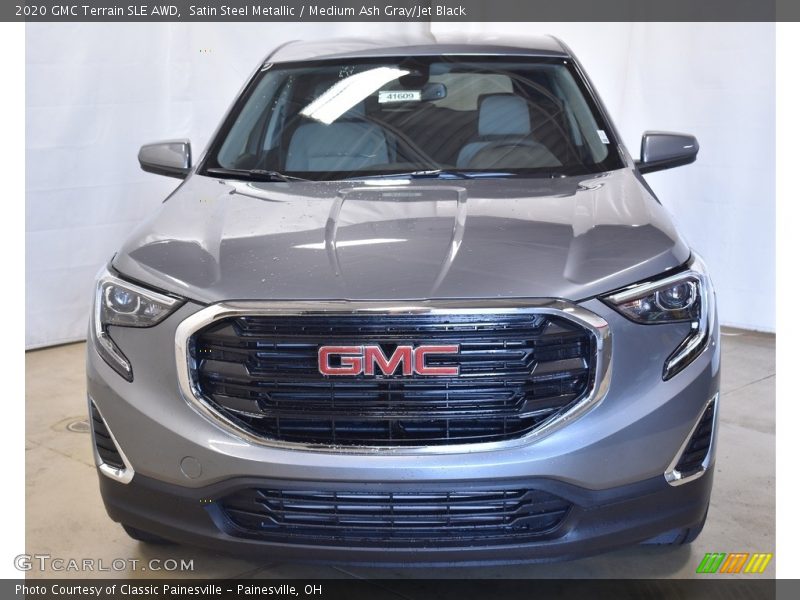 Satin Steel Metallic / Medium Ash Gray/Jet Black 2020 GMC Terrain SLE AWD