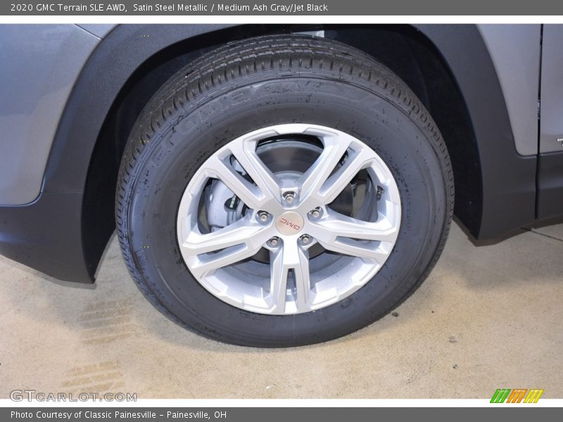 Satin Steel Metallic / Medium Ash Gray/Jet Black 2020 GMC Terrain SLE AWD