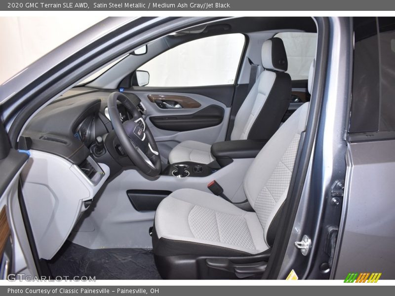 Satin Steel Metallic / Medium Ash Gray/Jet Black 2020 GMC Terrain SLE AWD
