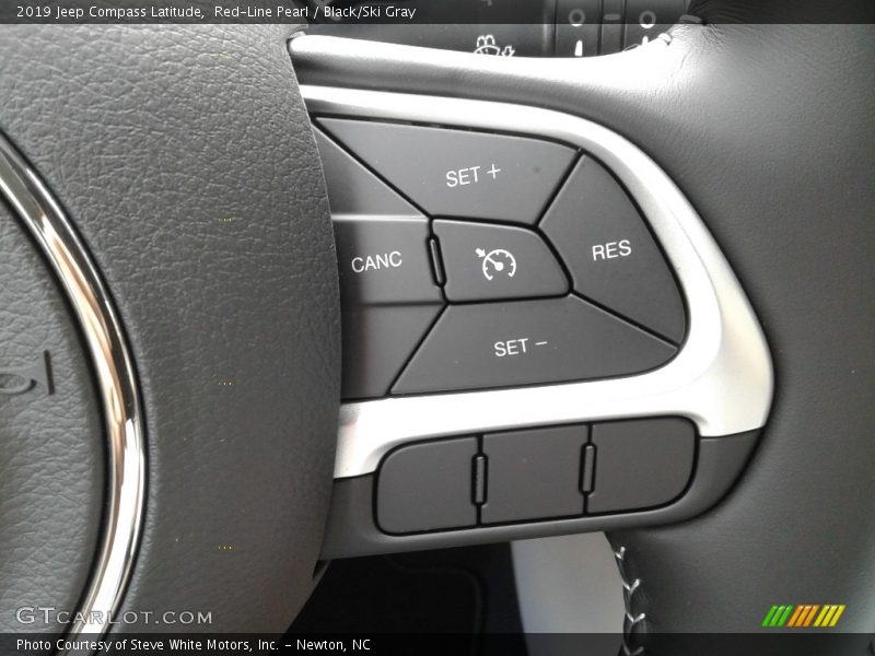 Red-Line Pearl / Black/Ski Gray 2019 Jeep Compass Latitude