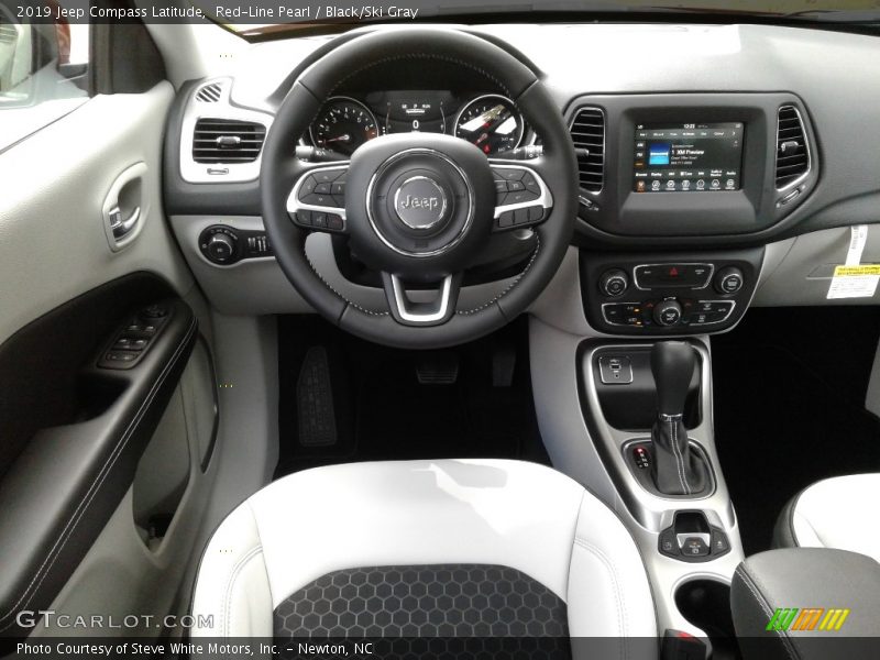 Red-Line Pearl / Black/Ski Gray 2019 Jeep Compass Latitude