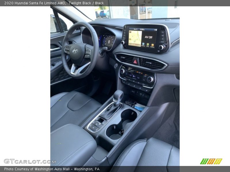 Dashboard of 2020 Santa Fe Limited AWD