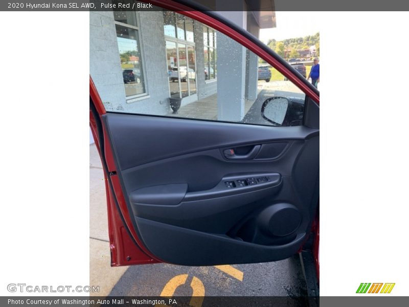 Pulse Red / Black 2020 Hyundai Kona SEL AWD