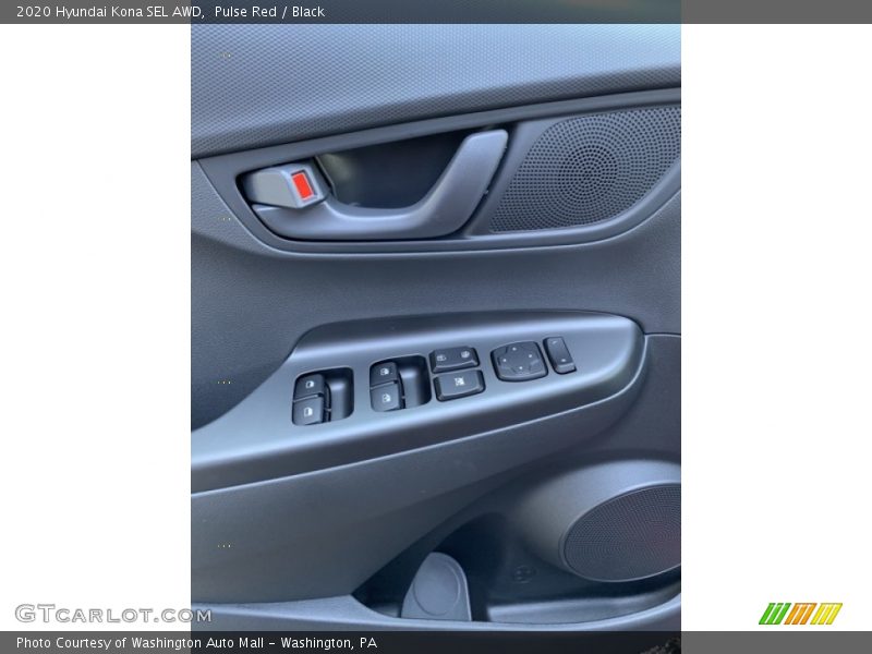 Pulse Red / Black 2020 Hyundai Kona SEL AWD