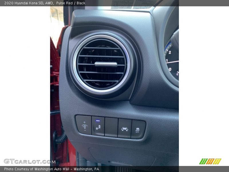 Pulse Red / Black 2020 Hyundai Kona SEL AWD