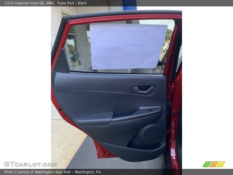 Pulse Red / Black 2020 Hyundai Kona SEL AWD