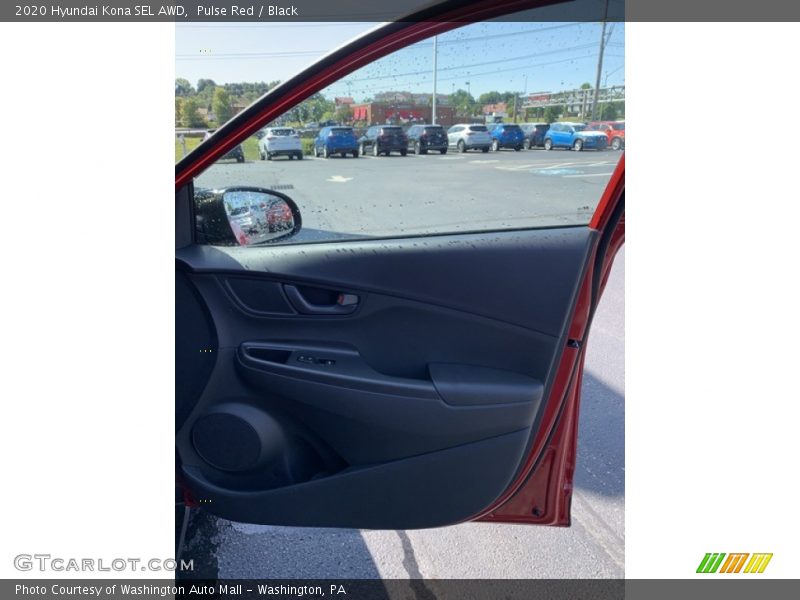Pulse Red / Black 2020 Hyundai Kona SEL AWD