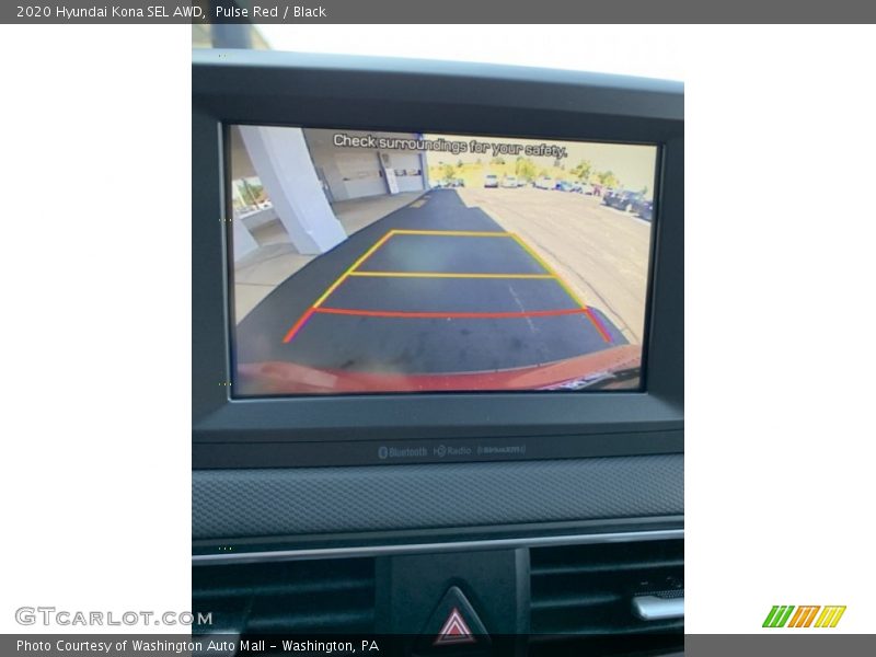 Pulse Red / Black 2020 Hyundai Kona SEL AWD