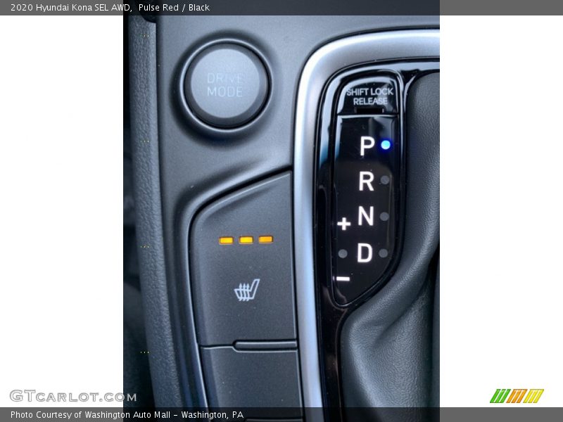 Pulse Red / Black 2020 Hyundai Kona SEL AWD