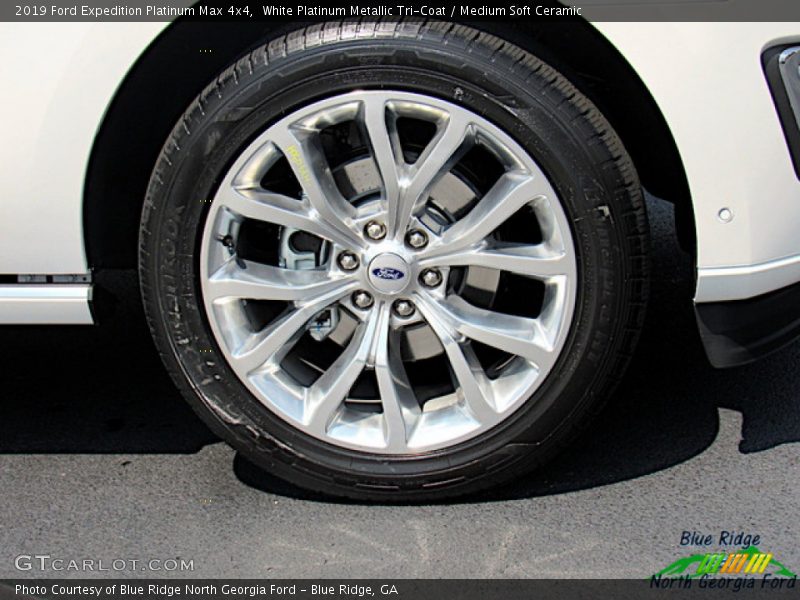 White Platinum Metallic Tri-Coat / Medium Soft Ceramic 2019 Ford Expedition Platinum Max 4x4