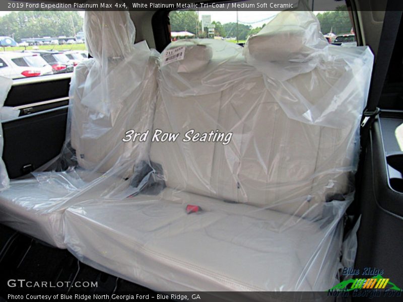 White Platinum Metallic Tri-Coat / Medium Soft Ceramic 2019 Ford Expedition Platinum Max 4x4