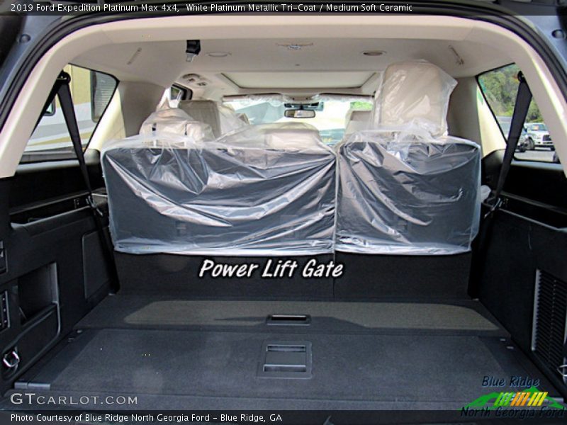 White Platinum Metallic Tri-Coat / Medium Soft Ceramic 2019 Ford Expedition Platinum Max 4x4