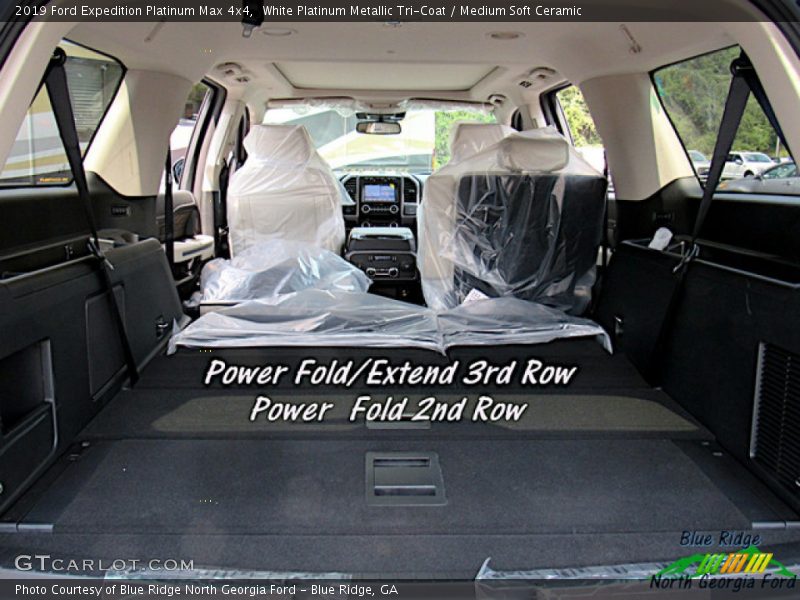 White Platinum Metallic Tri-Coat / Medium Soft Ceramic 2019 Ford Expedition Platinum Max 4x4