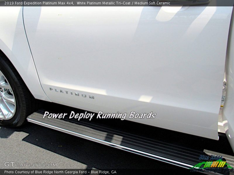White Platinum Metallic Tri-Coat / Medium Soft Ceramic 2019 Ford Expedition Platinum Max 4x4