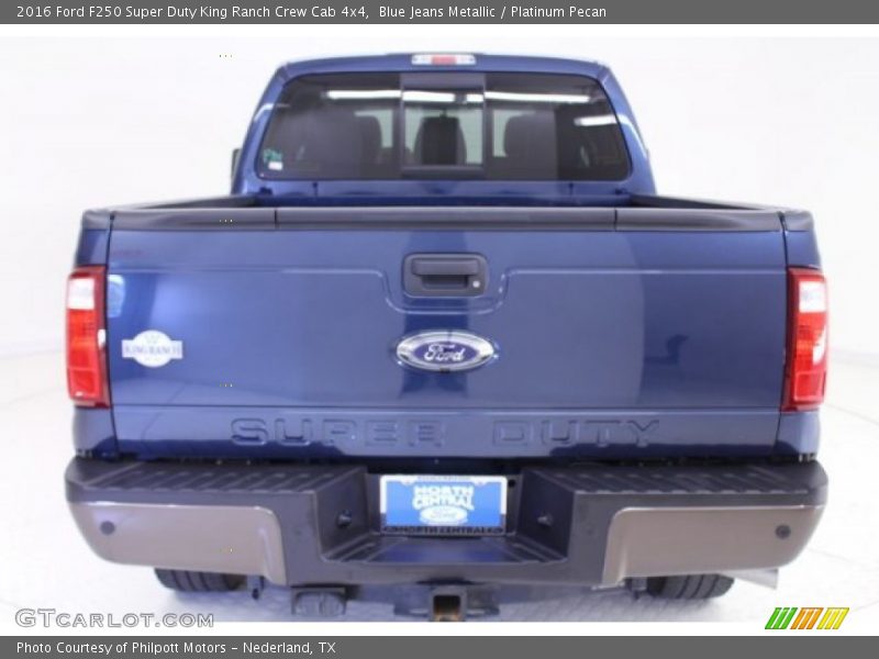 Blue Jeans Metallic / Platinum Pecan 2016 Ford F250 Super Duty King Ranch Crew Cab 4x4