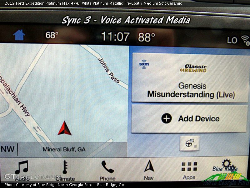 White Platinum Metallic Tri-Coat / Medium Soft Ceramic 2019 Ford Expedition Platinum Max 4x4