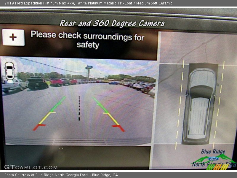 White Platinum Metallic Tri-Coat / Medium Soft Ceramic 2019 Ford Expedition Platinum Max 4x4