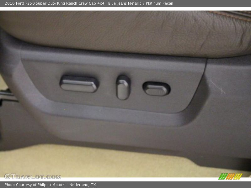Blue Jeans Metallic / Platinum Pecan 2016 Ford F250 Super Duty King Ranch Crew Cab 4x4