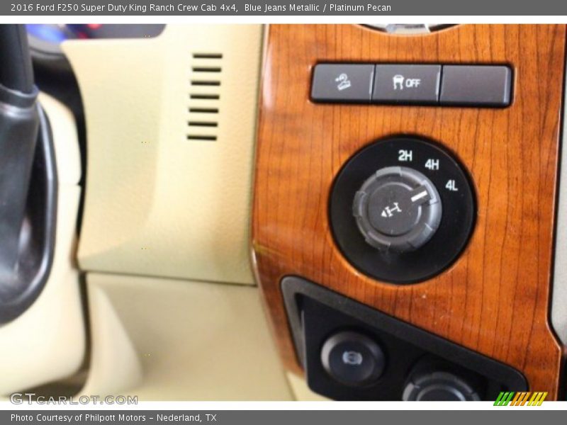 Blue Jeans Metallic / Platinum Pecan 2016 Ford F250 Super Duty King Ranch Crew Cab 4x4