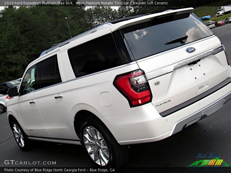 White Platinum Metallic Tri-Coat / Medium Soft Ceramic 2019 Ford Expedition Platinum Max 4x4