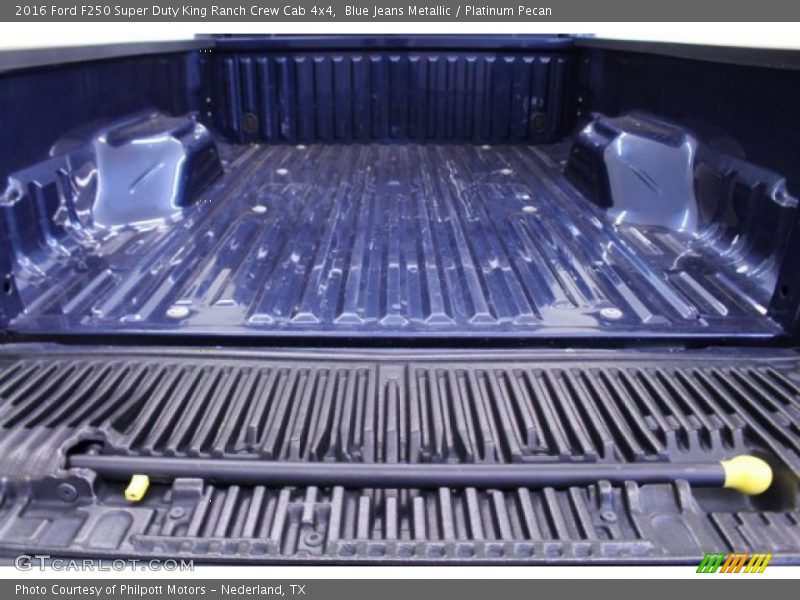 Blue Jeans Metallic / Platinum Pecan 2016 Ford F250 Super Duty King Ranch Crew Cab 4x4