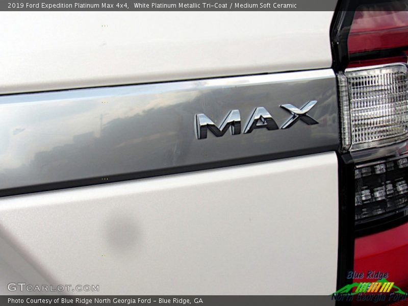 White Platinum Metallic Tri-Coat / Medium Soft Ceramic 2019 Ford Expedition Platinum Max 4x4