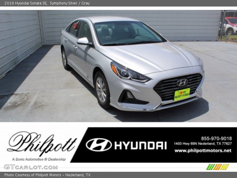 Symphony Silver / Gray 2019 Hyundai Sonata SE